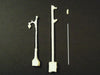 1/72 diorama accessories resin light pole and tram overhead.