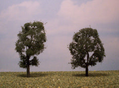 Maple 3.5"-4" Premium Series 2 Pk. trees for dioramas & slot car sets.