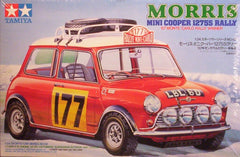 1/24 Morris Mini Cooper rally model car kit.