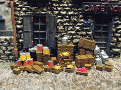 1/72 diorama accessories Field Kitchen Supplies.