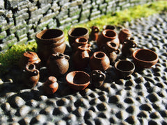 1/72 diorama accessories, Clay Pottery.