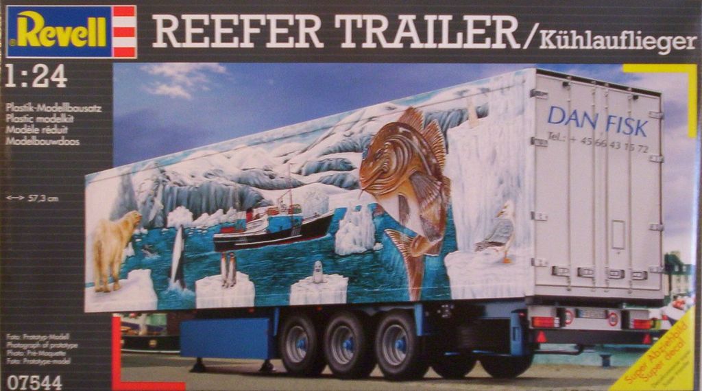 イタレリ Reefer Trailer 1/24 Amazon.com: AMT Reefer Semi Trailer 1:24 Scale Model Kit
