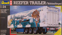 1/24 Reefer Trailer plastic model truck kit.