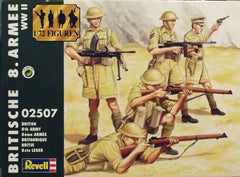 1/72 WW 2 British 8th Army military figures.