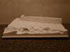 Unpainted 1:72 diorama with crashing waves.
