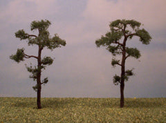 Scots Pine 4" Pro Series 2 Pk. trees for dioramas & slot car layouts.
