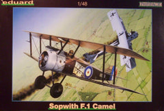 1/48 WW 1 Sopwith F.1 Camel ProfiPack model aircraft kit.