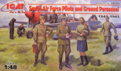 1/48 WW 2 Soviet Air Force pilots & personnel military figures.