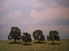 Walnut 1.75"-2.5" Premium Series 4 Pk. trees for dioramas.