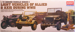 1/72 military model kits WW 2 light vehicles.