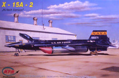 1/72 X-15A-2 military model aircraft kit."Hi-Tech Version"