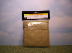 Coarse Yellow Straw scenic turf for dioramas & slot car layouts.